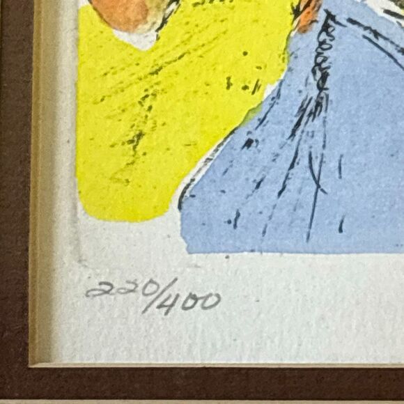 Ira Moskowitz signed #d 220/400 framed lithograph art jewish - Picture 4 of 7